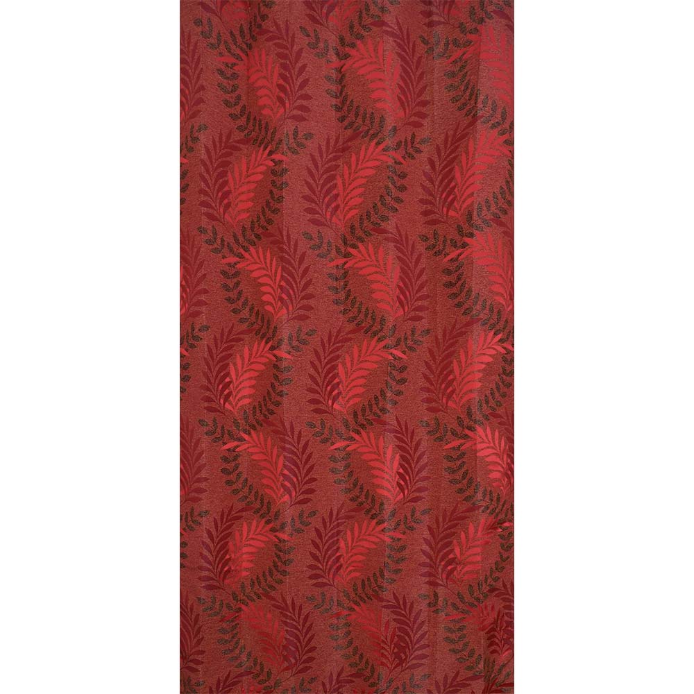 Curtain, (Presto) ICGL101_LD2, Red colour Floral Door curtain Set of 2, Curtain-IM15978-44X108 inches