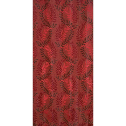 Curtain, (Presto) ICGL101_D2, Red colour Floral Door curtain Set of 2, Curtain-IM15978-44X84 inches