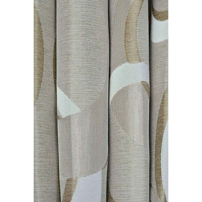 Curtain, (Presto) ICGGL113_D2, Beige Color Floral Curtain 44 X 84 inches, Curtain-IM15982