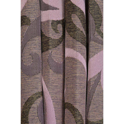 Curtain, (Presto) ICGGL124_LD2, Pink colour Abstract Door curtain Set of 2, Curtain-IM15988-44X108 inches