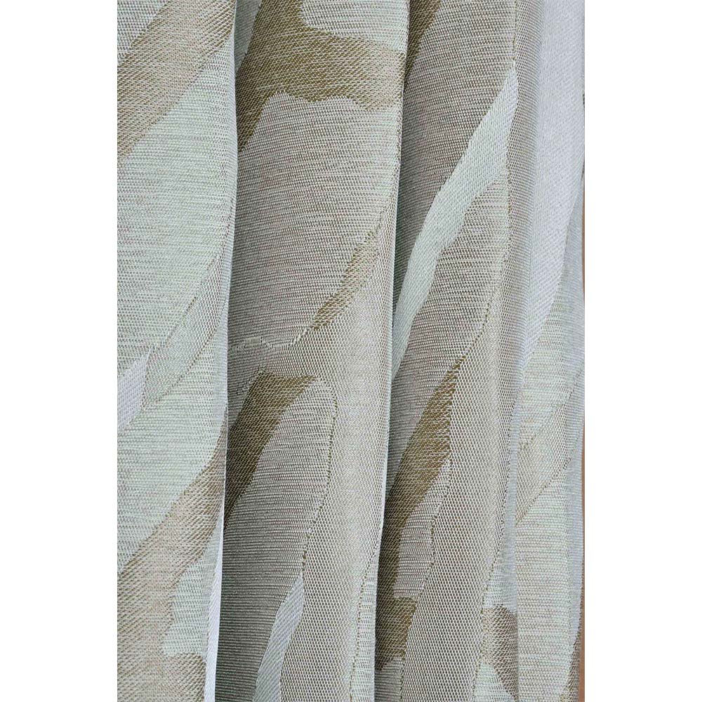 Curtain, (Presto) ICGGL133_LD2, Beige colour Abstract Door curtain Set of 2, Curtain-IM15993-44X108 inches