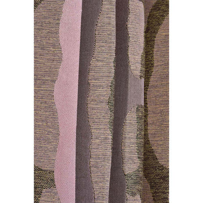 Curtain, (Presto) ICGGL134_LD2, Pink colour Abstract Door curtain Set of 2, Curtain-IM15994-44X108 inches