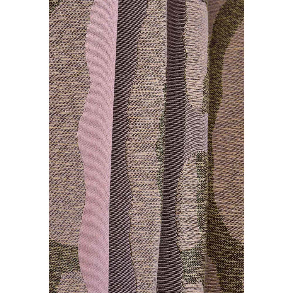 Curtain, (Presto) ICGGL134_D2, Pink colour Abstract Door curtain Set of 2, Curtain-IM15994-44X84 inches