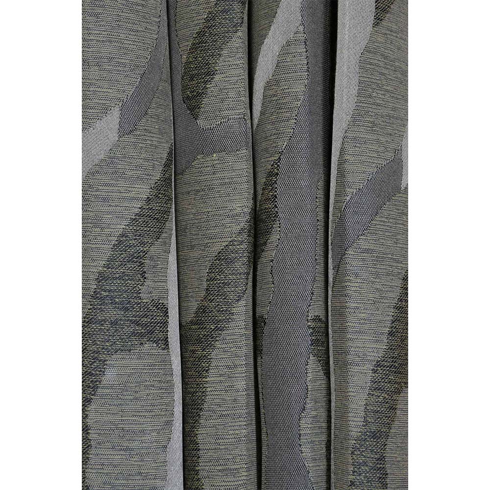 Curtain, (Presto) ICGGL135_LD2, Black colour Abstract Door curtain Set of 2, Curtain-IM15995-44X108 inches