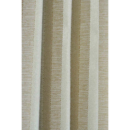 Curtain, (Presto) ICGGL143_D2, Beige Color Striped Door curtain Set of 2, Curtain-IM16000-44X84 inches