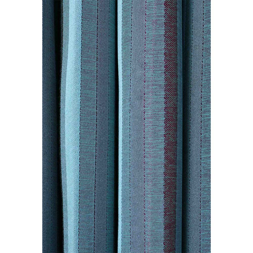 Curtain, (Presto) ICGGL149_D2, Blue colour Striped Door curtain Set of 2, Curtain-IM16005-44X84 inches
