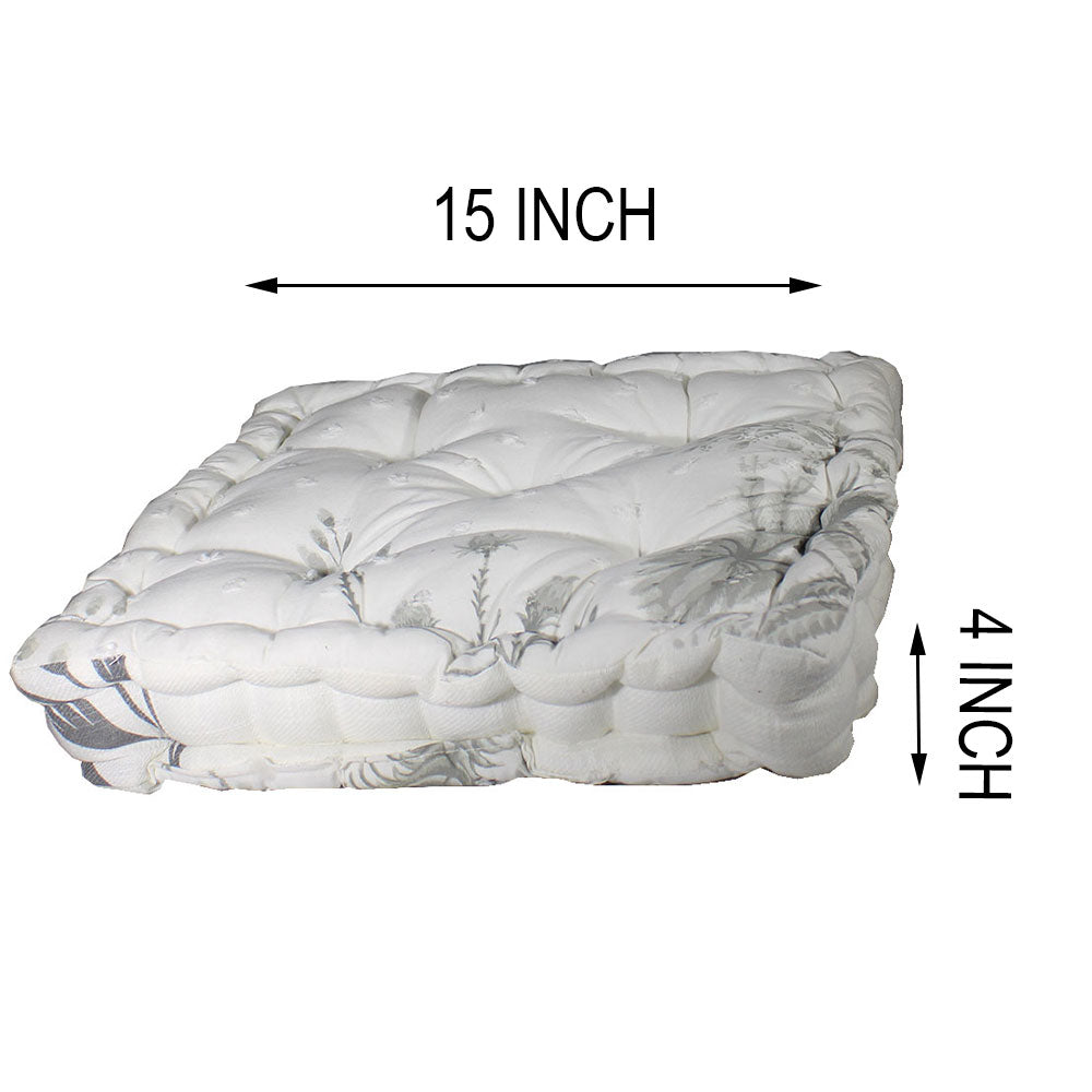 Cushion, White Cushion, Cushion in Rectangular Shape, Chair Pad, Chair Cushion, Cushion - IM16072