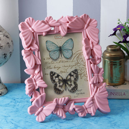 Photo Frame, AVA-XK2-05B(A Vintage Affair), Butterfly Photo Frame - Pink, Photo Frame - IM16104