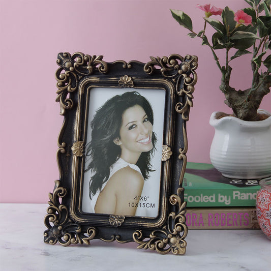 Photo Frame, AVA-XK3-03(A Vintage Affair), Antique Bordered Photo Frame - Copper, Photo Frame - IM16105