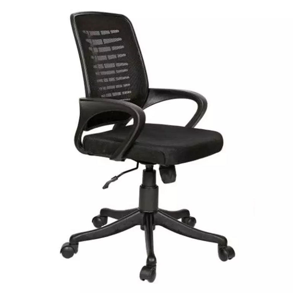 Office Chair, Black Mesh Revolving Chair, Office Chair - IM21001