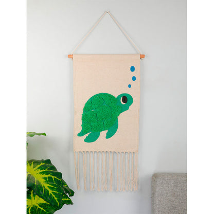 Wall Hanging (i523_3_1), Cotton Tufted printed wall hanging for kids, Multicolor Wall Hanging, Wall Hanging - IM2169