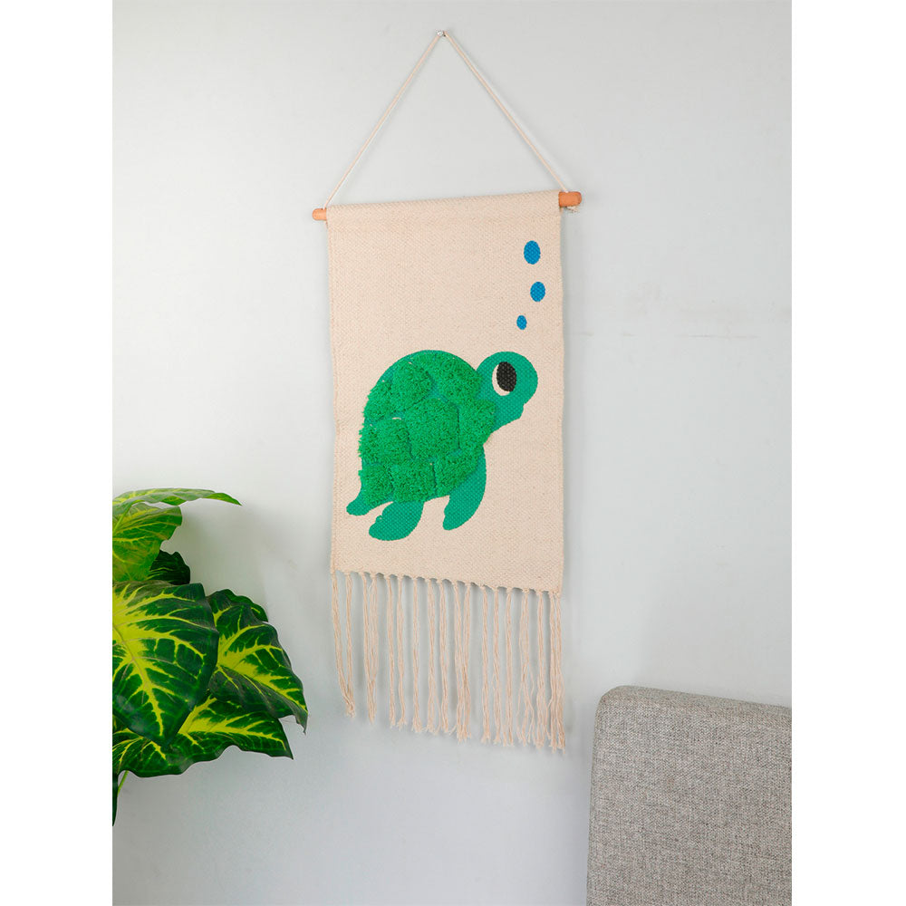 Wall Hanging (i523_3_1), Cotton Tufted printed wall hanging for kids, Multicolor Wall Hanging, Wall Hanging - IM2169