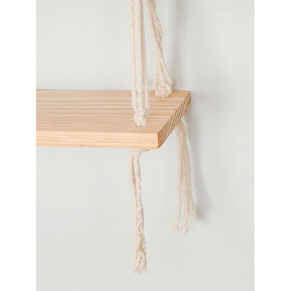 Wall Hanging (i451_1_1), Wall hanging shelf open back partial, chain pattern, Off White color Wall Hanging, Wall Hanging - IM2172