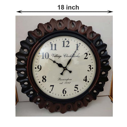 Wall Clock, (NAVIKA PRODUCTION), Zigsaw Carving Clock,
Clock - IM2230