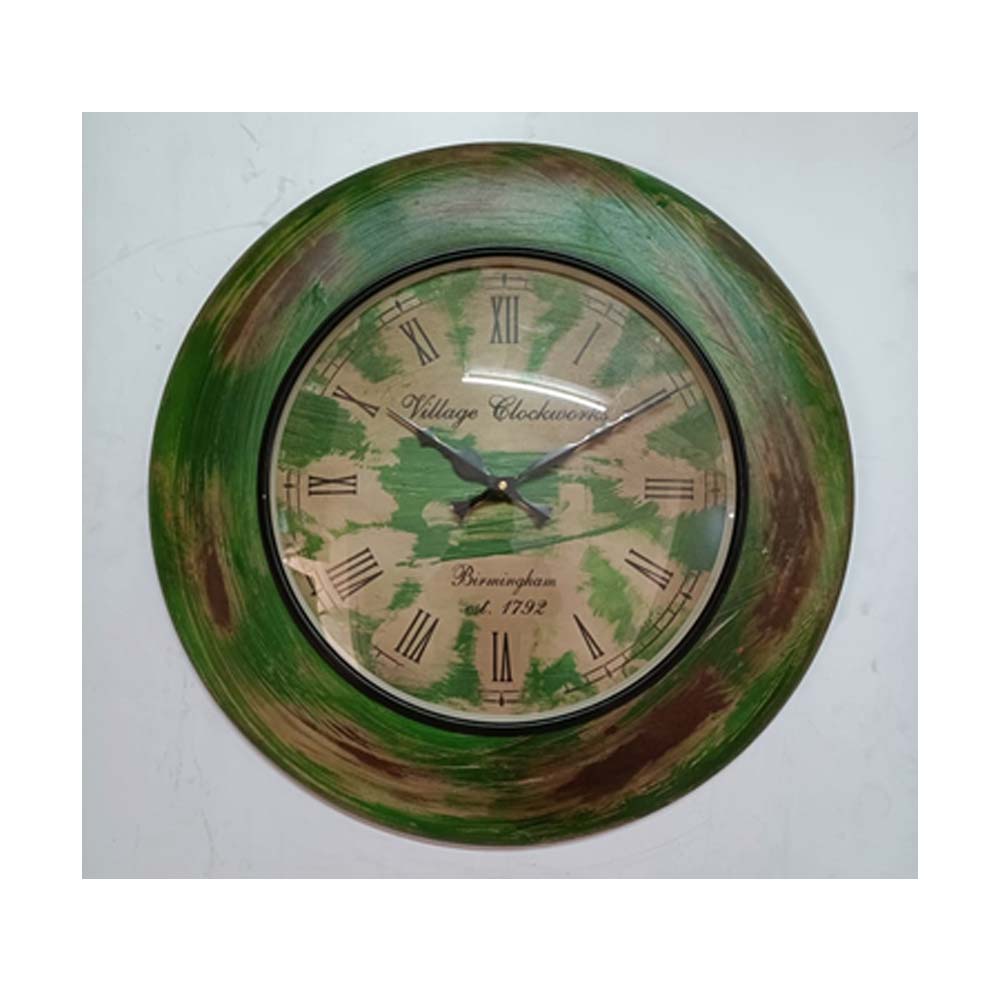 Wall Clock, (NAVIKA PRODUCTION), Distressed Colorfull Clock,
Wall Clock - IM2237