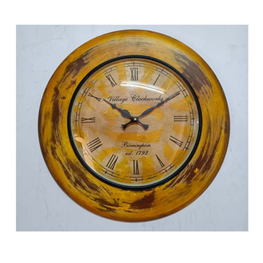 Wall Clock, (NAVIKA PRODUCTION), Distressed Colorfull Clock,
Wall Clock - IM2239