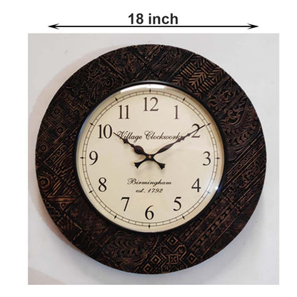 Wall Clock, (NAVIKA PRODUCTION), Block Polish Pop Work, Wall Clock - IM2245