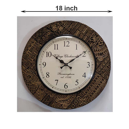 Wall Clock, (NAVIKA PRODUCTION), Block Polish Pop Work,
Wall Clock - IM2246