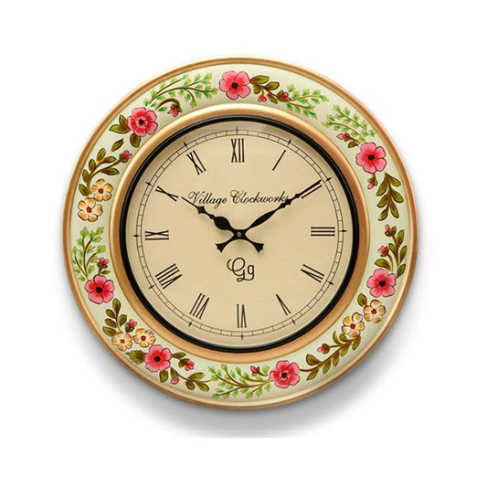 Wall Clock, (NAVIKA PRODUCTION),  Hand Painted Clock, Wall Clock - IM2257