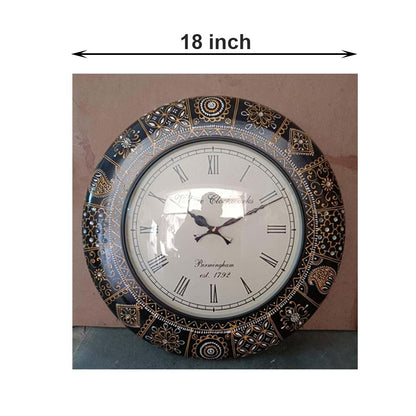 Wall Clock, (NAVIKA PRODUCTION), Hand Painted Clock, Wall Clock - IM2258