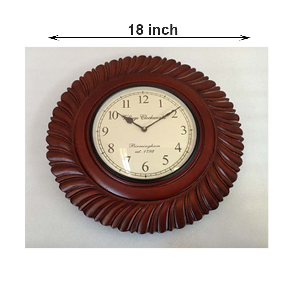 Wall Clock, (NAVIKA PRODUCTION), Zigsaw Carving Clock, Wall Clock - IM2260