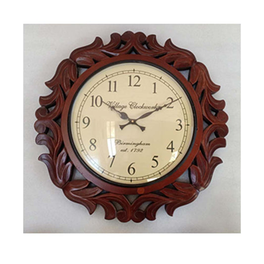 Wall Clock, (NAVIKA PRODUCTION), Zigsaw Carving Clock, Wall Clock - IM2261