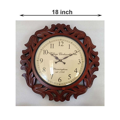 Wall Clock, (NAVIKA PRODUCTION), Zigsaw Carving Clock, Wall Clock - IM2261