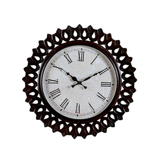 Wall Clock, (NAVIKA PRODUCTION), Zigsaw Carving Clock, Wall Clock - IM2264