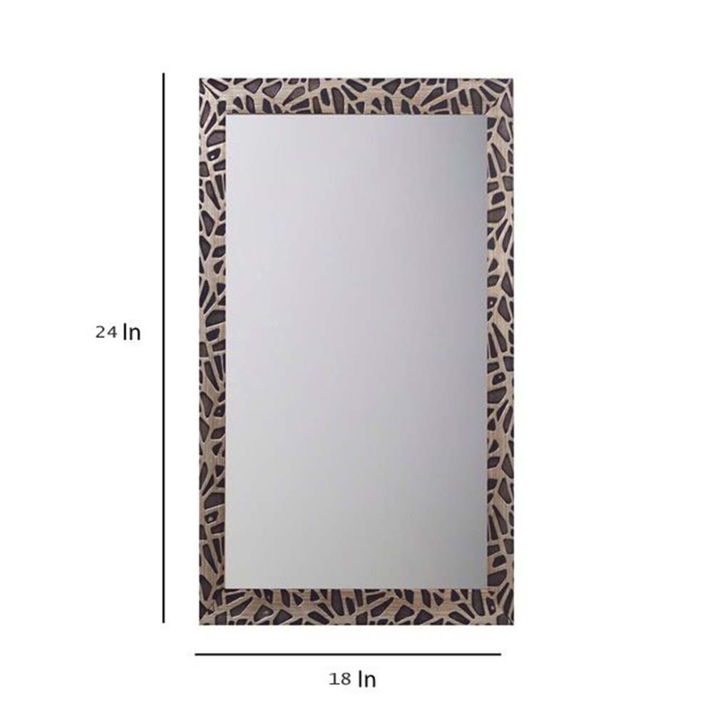 Mirror, KKG-FR04-1824 (KK Glass), Wall Mirror, Beauty Mirror, Designer Mirror, Wall mirror - IM2276