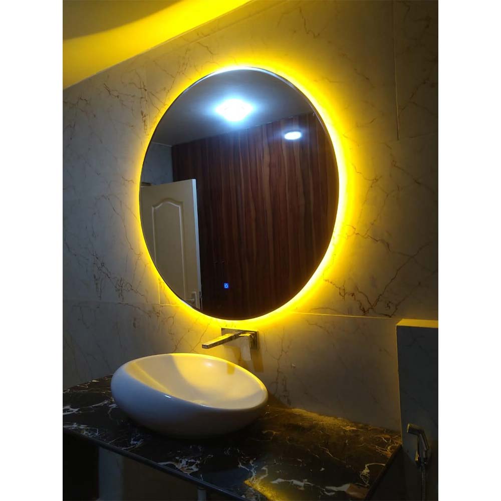 Mirror, KKG-LDRY-30 (KK Glass), Wall Mirror, Beauty Mirror, Designer Mirror, Wall mirror - IM2308