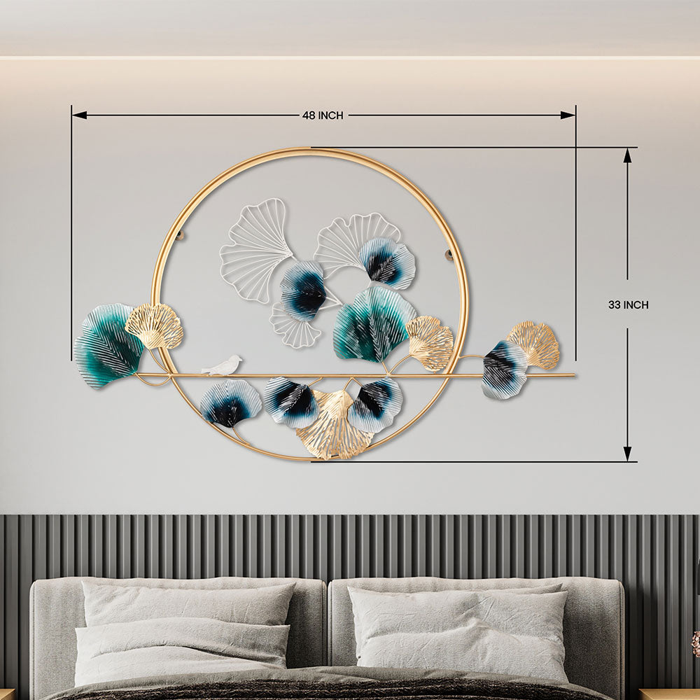 Wall Art, UAW012(UA OVERSEAS), Modern Bird Leave Wall Art, Designing Wall Art , Wall Art - IM2354