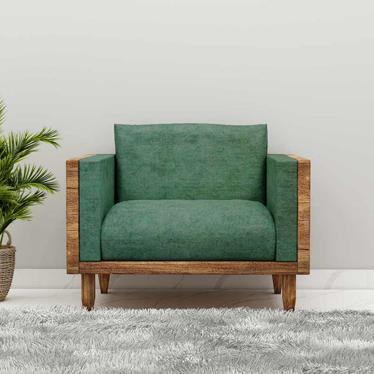 Sofa, Sofa in Dark Brown Color, Sofa for Living Room, Sofa in Wood, Sofa - IM4073