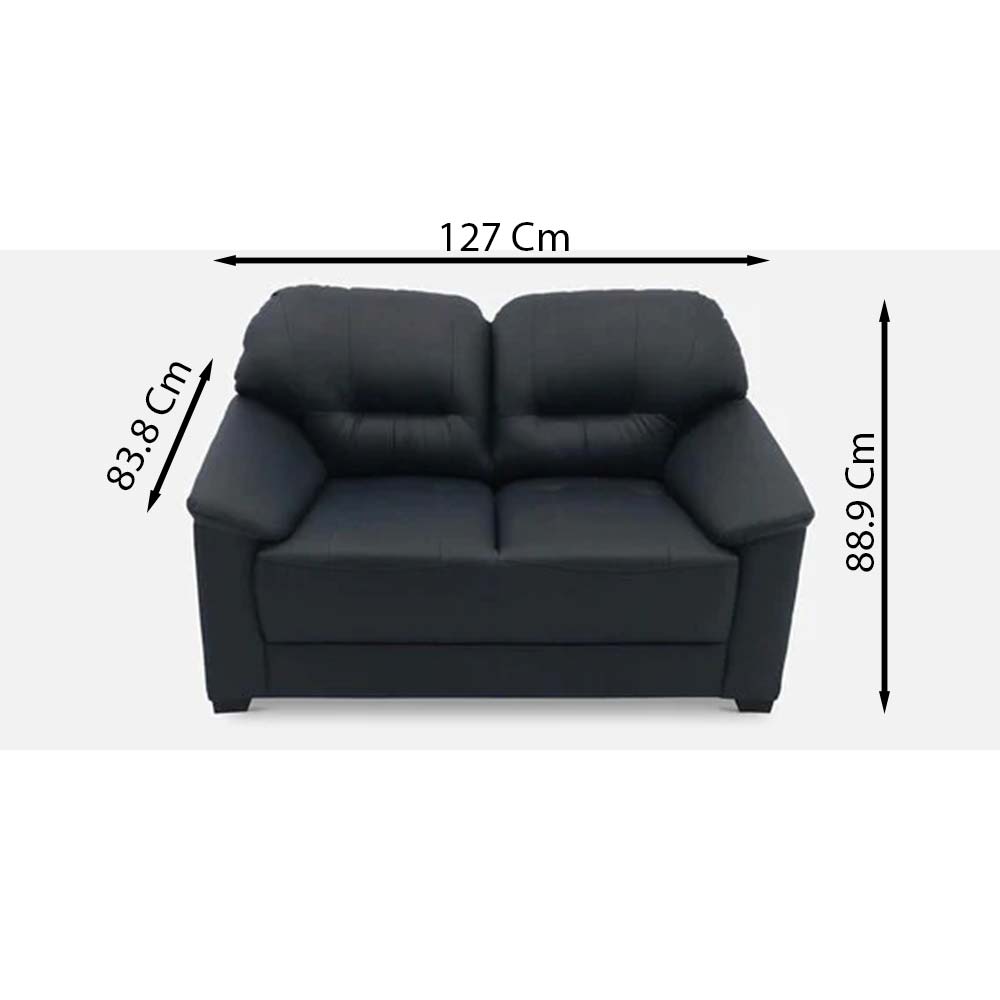 Sofa, FN1967849-S-PM29017 (Mubelcasa), Croma 2 Seater Sofa in Dark Blue Colour, Sofa - IM4075