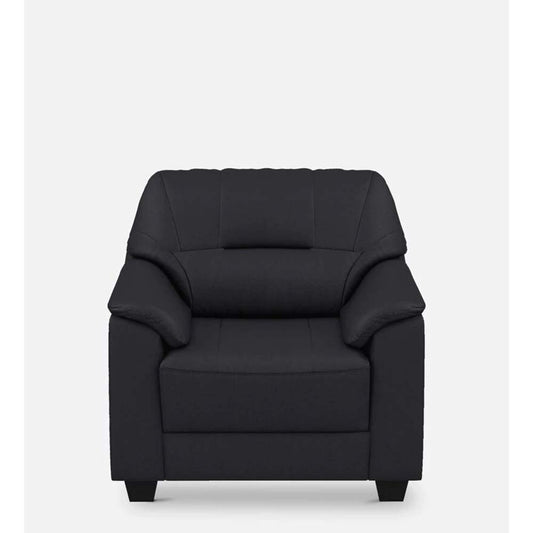 Sofa, FN1967860-S-PM29017 (Mubelcasa), Croma 1 Seater Sofa in Black Colour , Sofa - IM4077