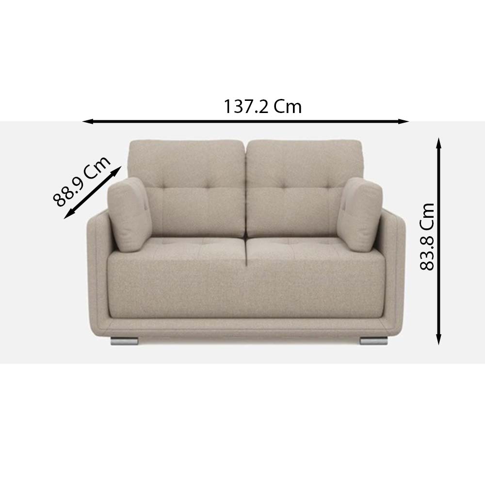 Sofa, FN1967876-S-PM29017 (Mubelcasa), Cedar 2 Seater Sofa in Beige Colour , Sofa - IM4084