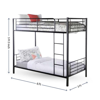 Bunk Bed, Bunk Bed in Black Color, Bunk Bed - IM5079