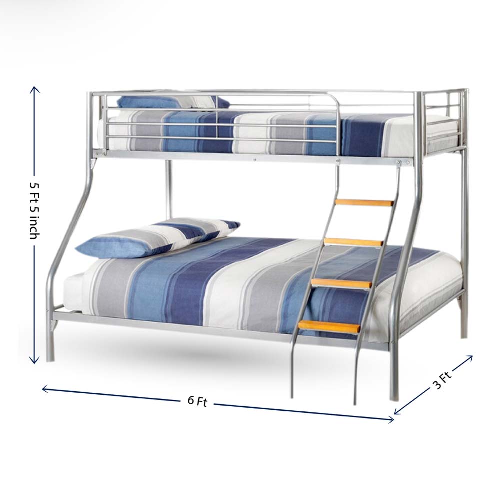 Bunk Bed, Bunk Bed in Grey Color, Bunk Bed - IM5080