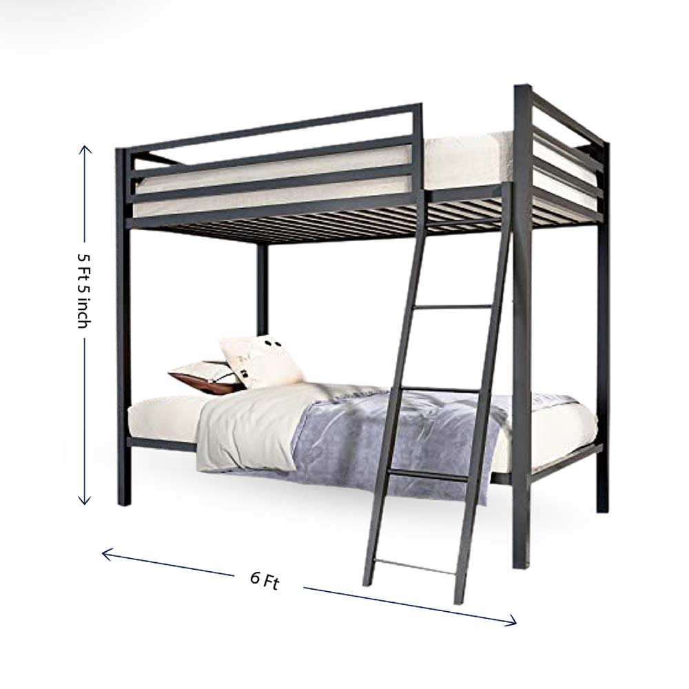 Bunk Bed, Bunk Bed in Black Color, Bunk Bed - IM5086