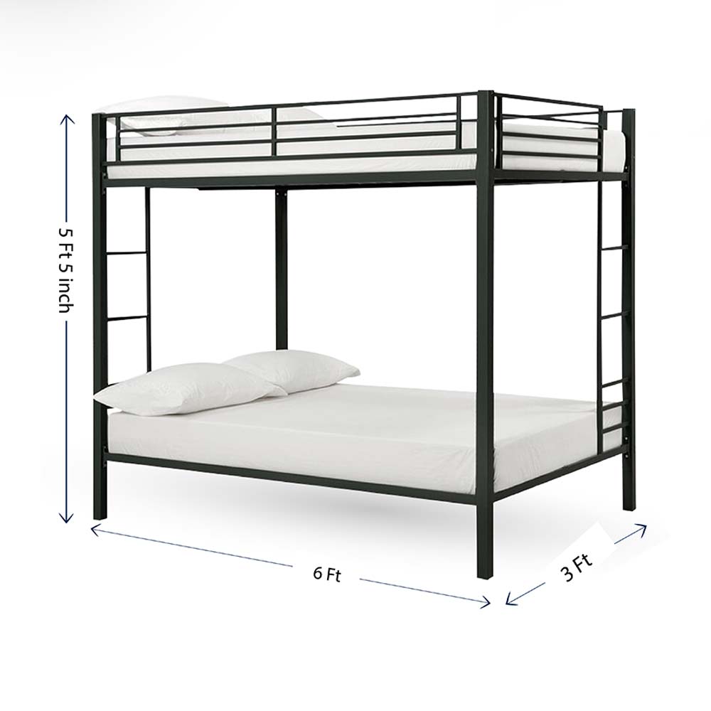 Bunk Bed, Bunk Bed in Black Color, Bunk Bed - IM5088