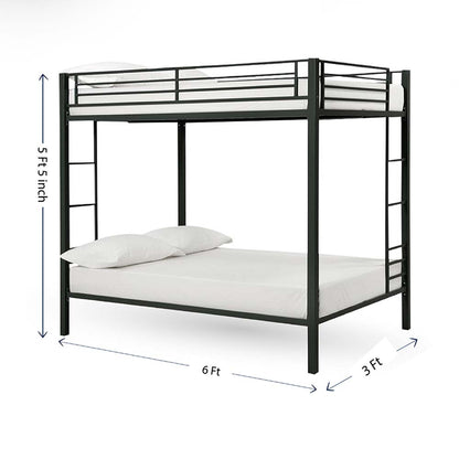 Bunk Bed, Bunk Bed in Black Color, Bunk Bed - IM5088