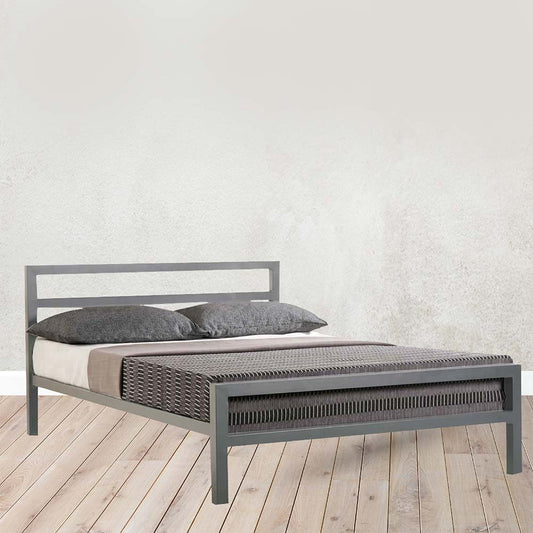 Single Bed, Single Bed in Grey Color, Single Bed - IM5089