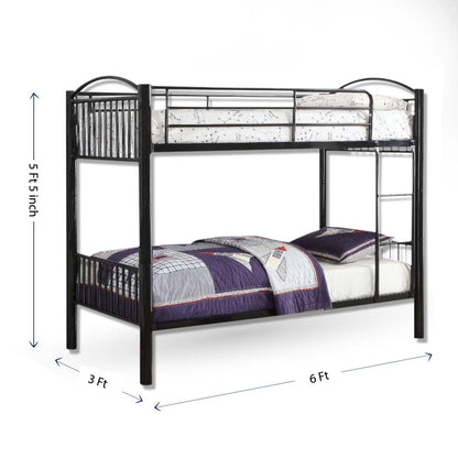 Bunk Bed, Bunk Bed in Black Color, Bunk Bed - IM5098