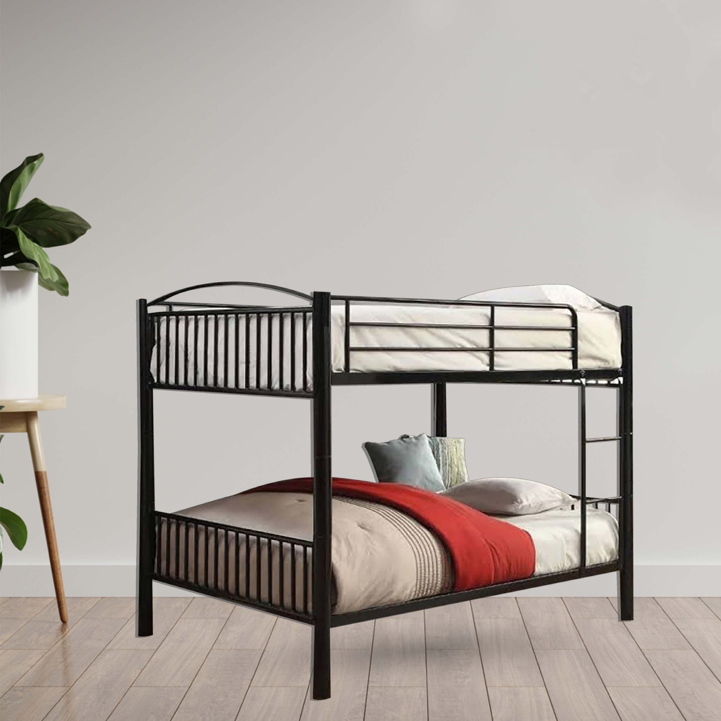 Bunk Bed, Bunk Bed in Black Color, Bunk Bed - IM5100