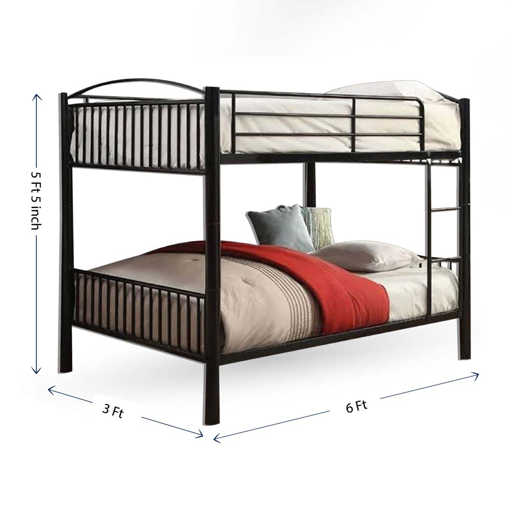 Bunk Bed, Bunk Bed in Black Color, Bunk Bed - IM5100