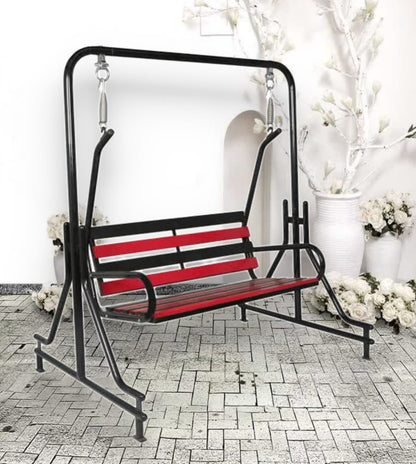 Simple and stylish Sturdy and durable jhula, Comfortable seats for people, Suitable for both indoor, porch and balcony, Swing - IM6071