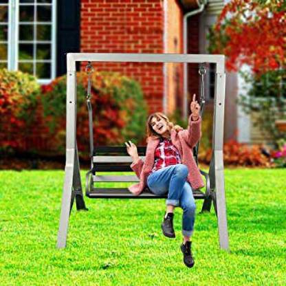 Simple and stylish Sturdy and durable jhula, Comfortable seats for people, Suitable for both indoor, porch and balcony, Swing - IM6073