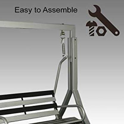 Simple and stylish Sturdy and durable jhula, Comfortable seats for people, Suitable for both indoor, porch and balcony, Swing - IM6073