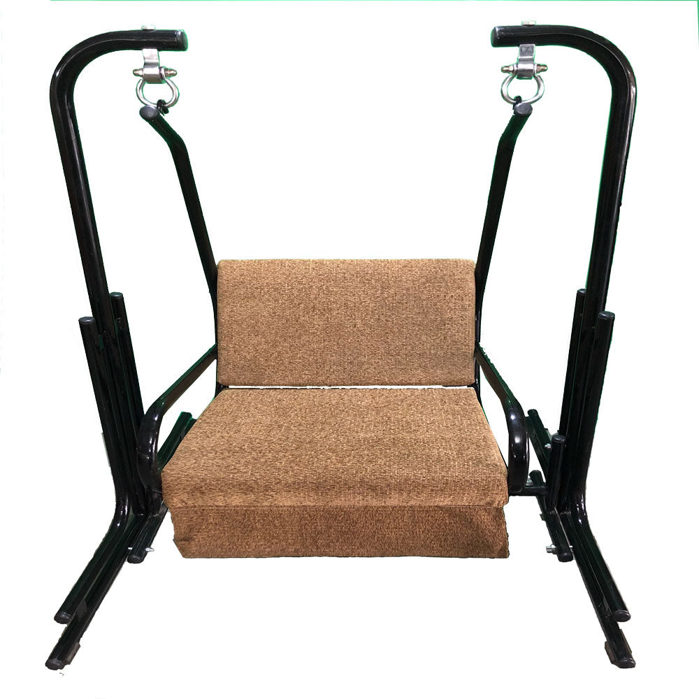 Simple and stylish Sturdy and durable jhula, Comfortable seats for people, Suitable for both indoor, porch and balcony, Swing - IM6078