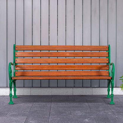 Seating Bench, DGB-005 (DWARKA ART INDIA), Bench with Garden Area, Cast Iron Bench with FRP Fiber Plank, Seating Bench - IM6098