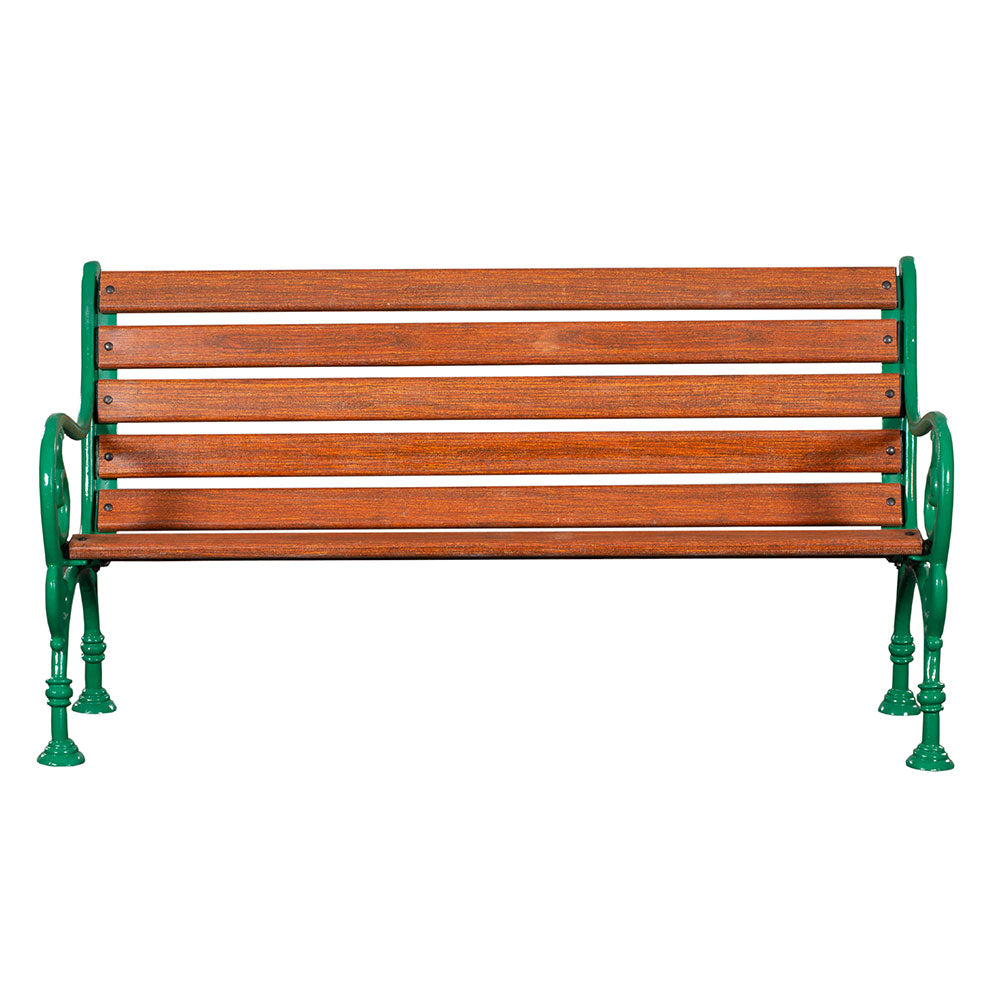 Seating Bench, DGB-005 (DWARKA ART INDIA), Bench with Garden Area, Cast Iron Bench with FRP Fiber Plank, Seating Bench - IM6098